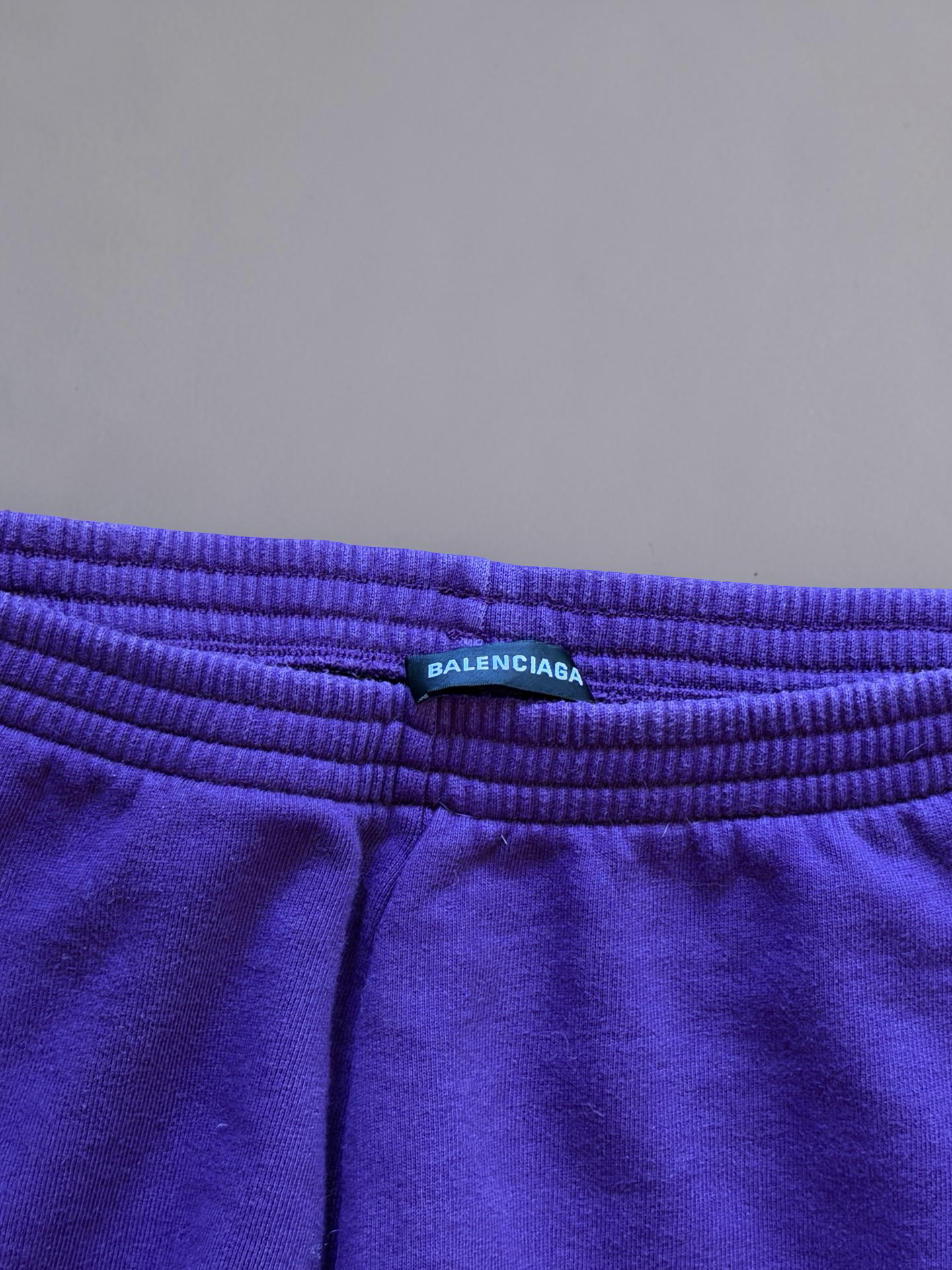 Balenciaga Purple cuffed jogger