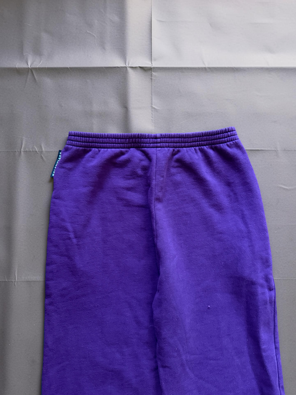 Balenciaga Purple cuffed jogger