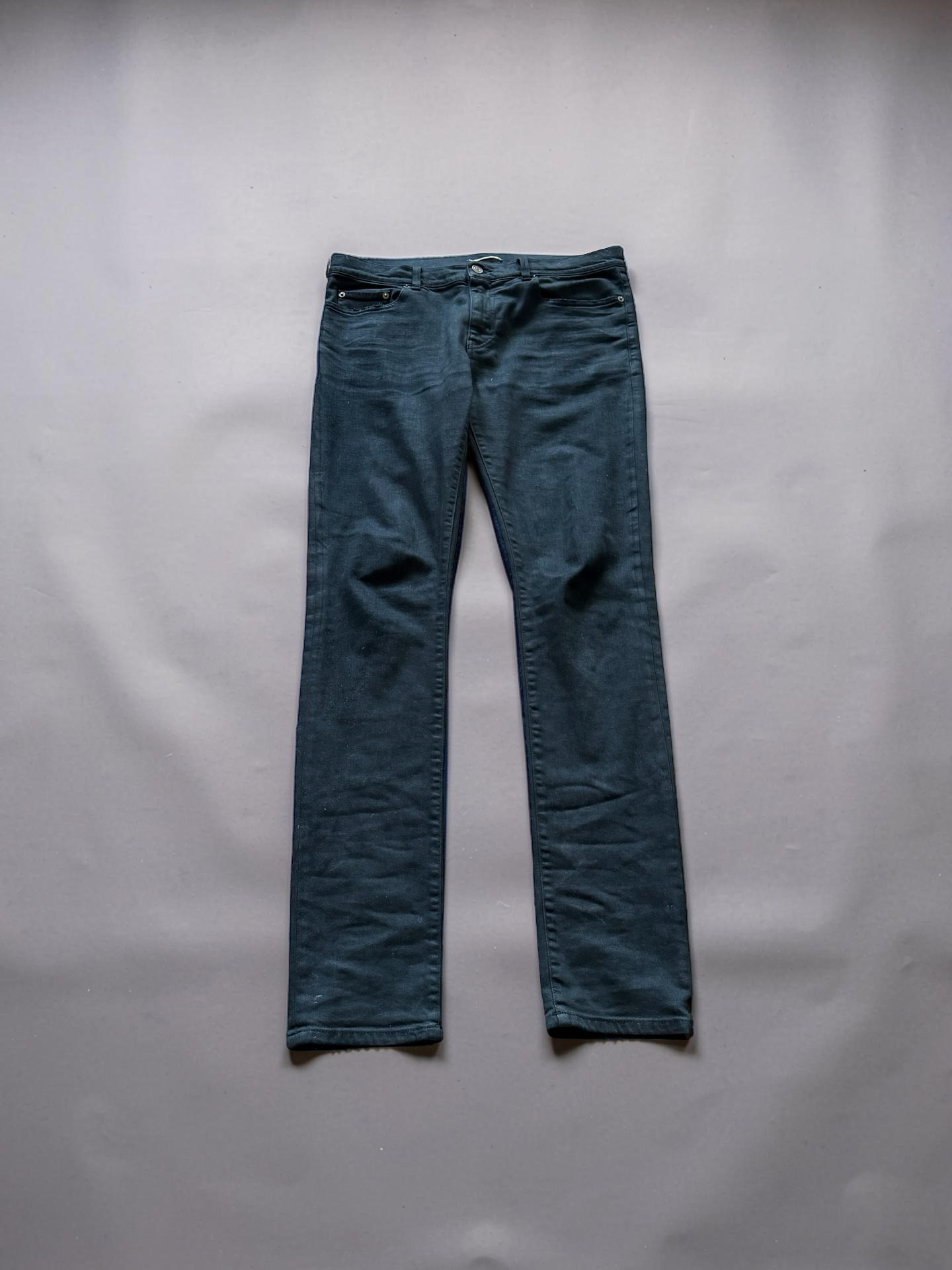 Saint Laurent coated jeans by Hedi slimane 2015