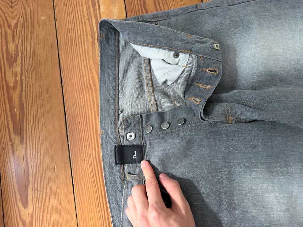 Dior Homme SS06 Grey Jeans by Hedi slimane
