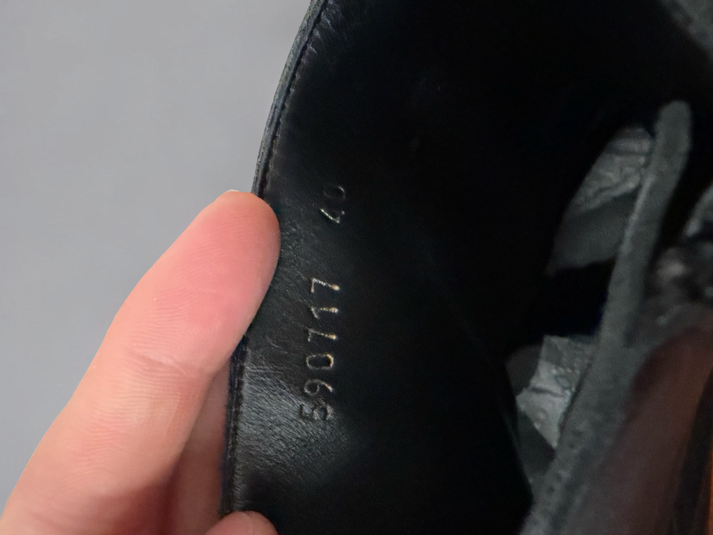 Balenciaga Logo Leather Boots