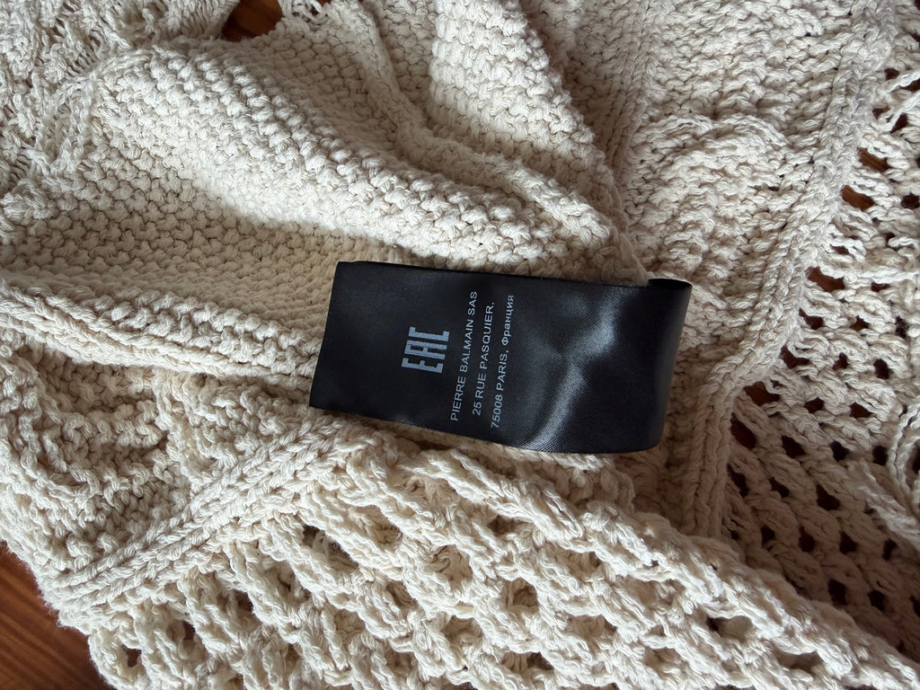 Balmain Cable knit sweater