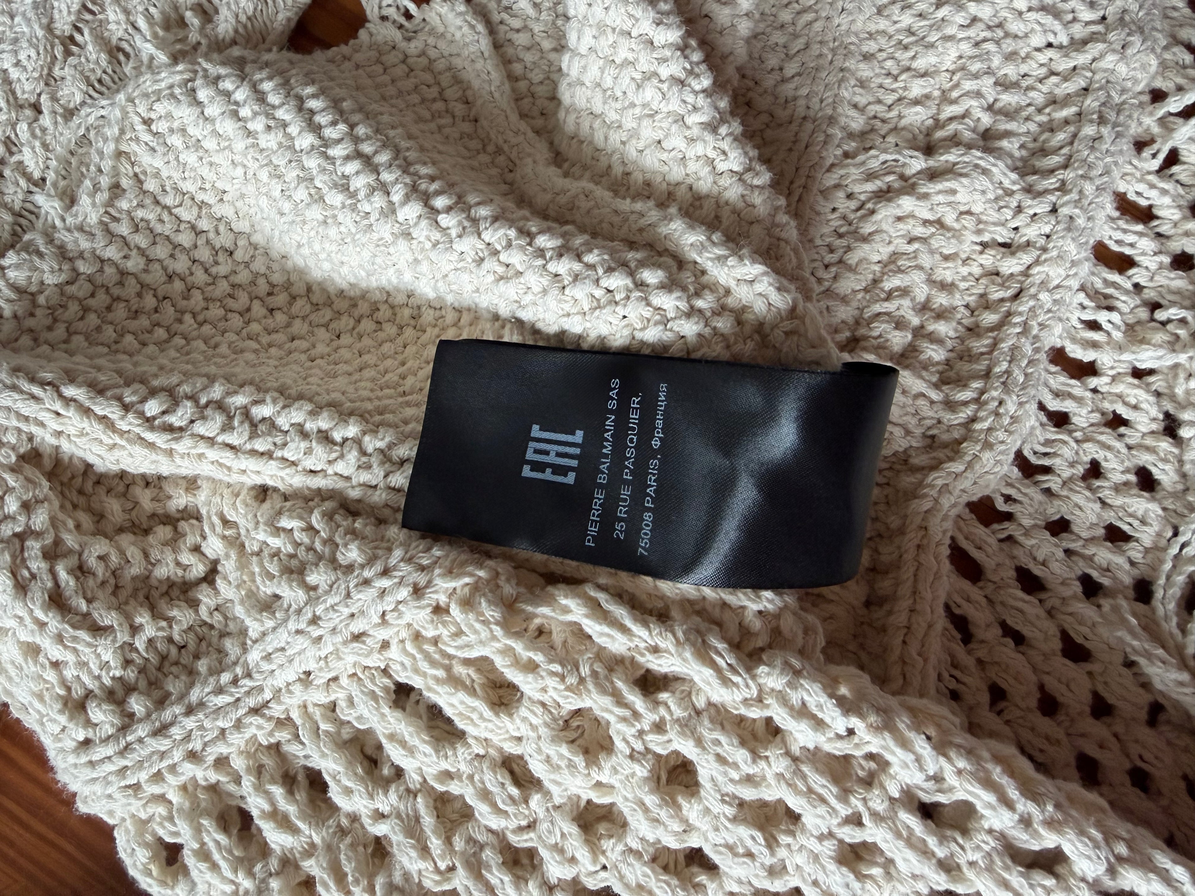 Balmain Cable knit sweater