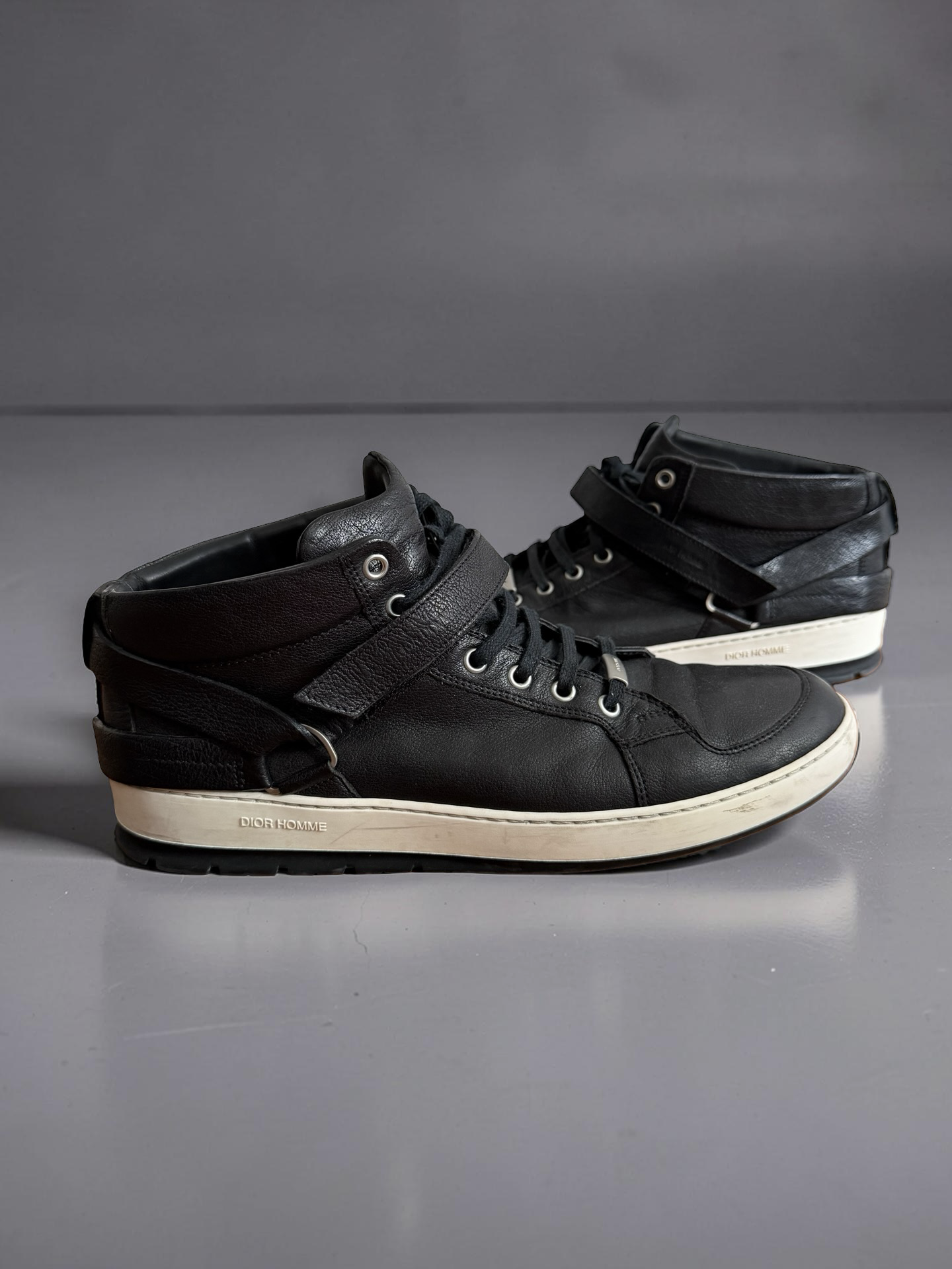 Dior AW10 Harness strap High-top shoes