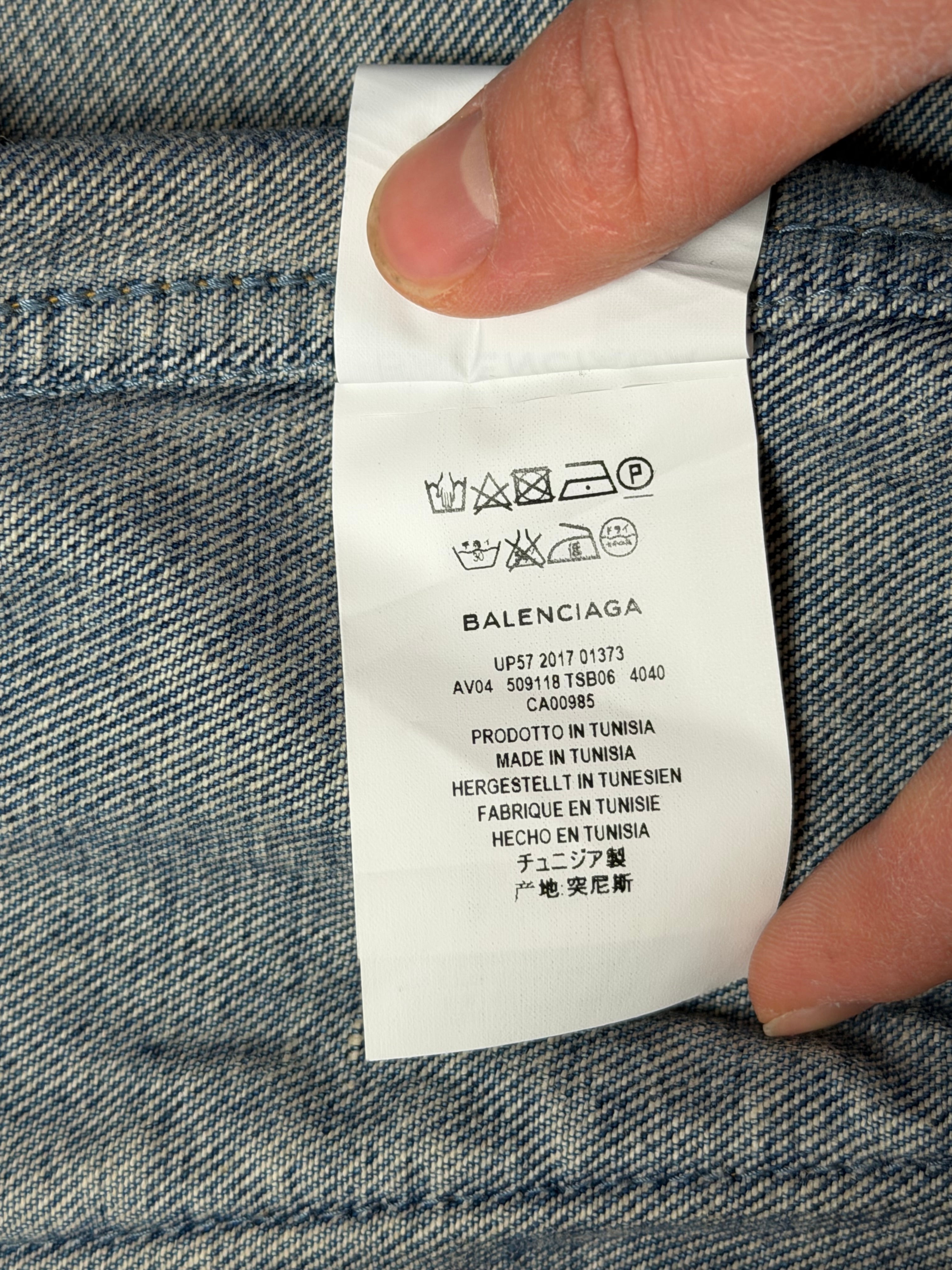 Balenciaga Political Campaing Jeans Jacket