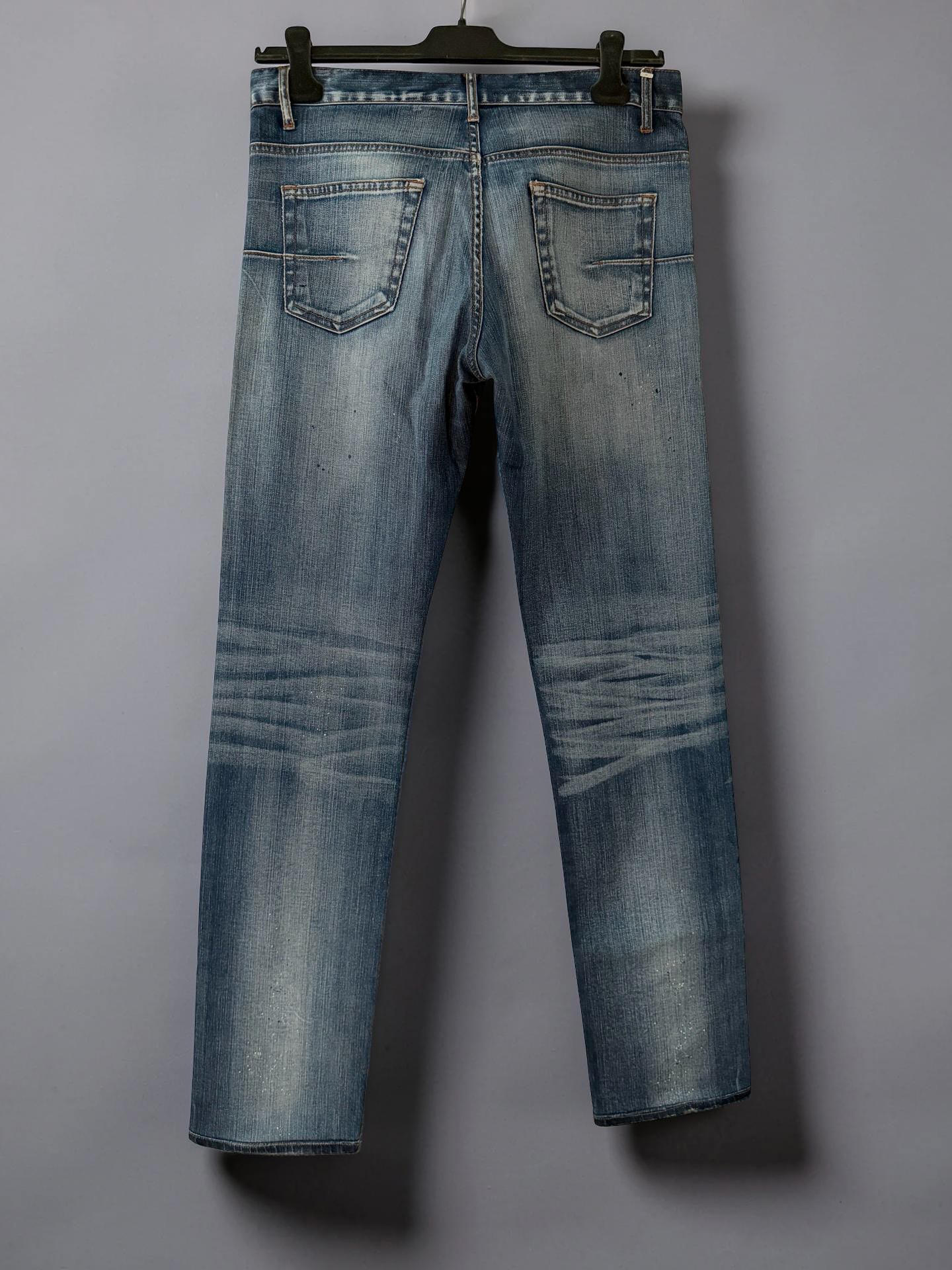Dior SS08  „under my Car“ paint splatter jeans