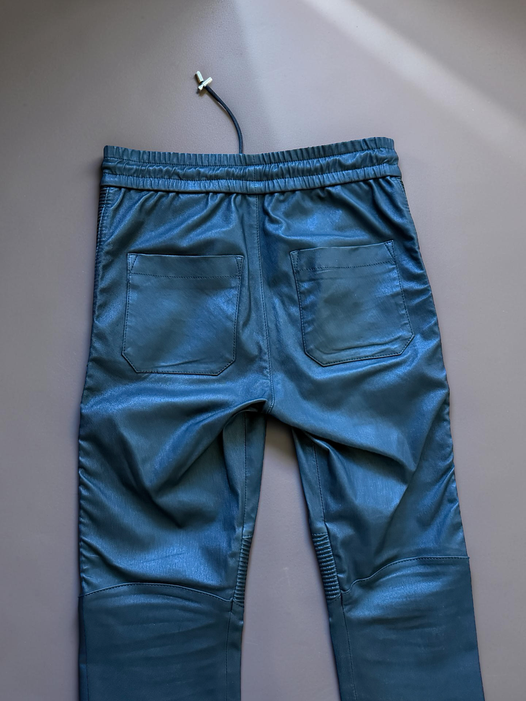 Balmain X HM Leather Biker Pants
