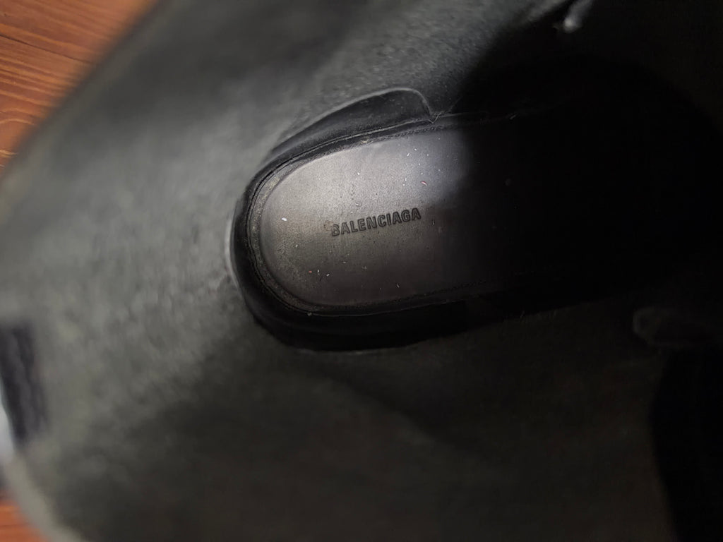 Balenciaga Leather Strike Boots