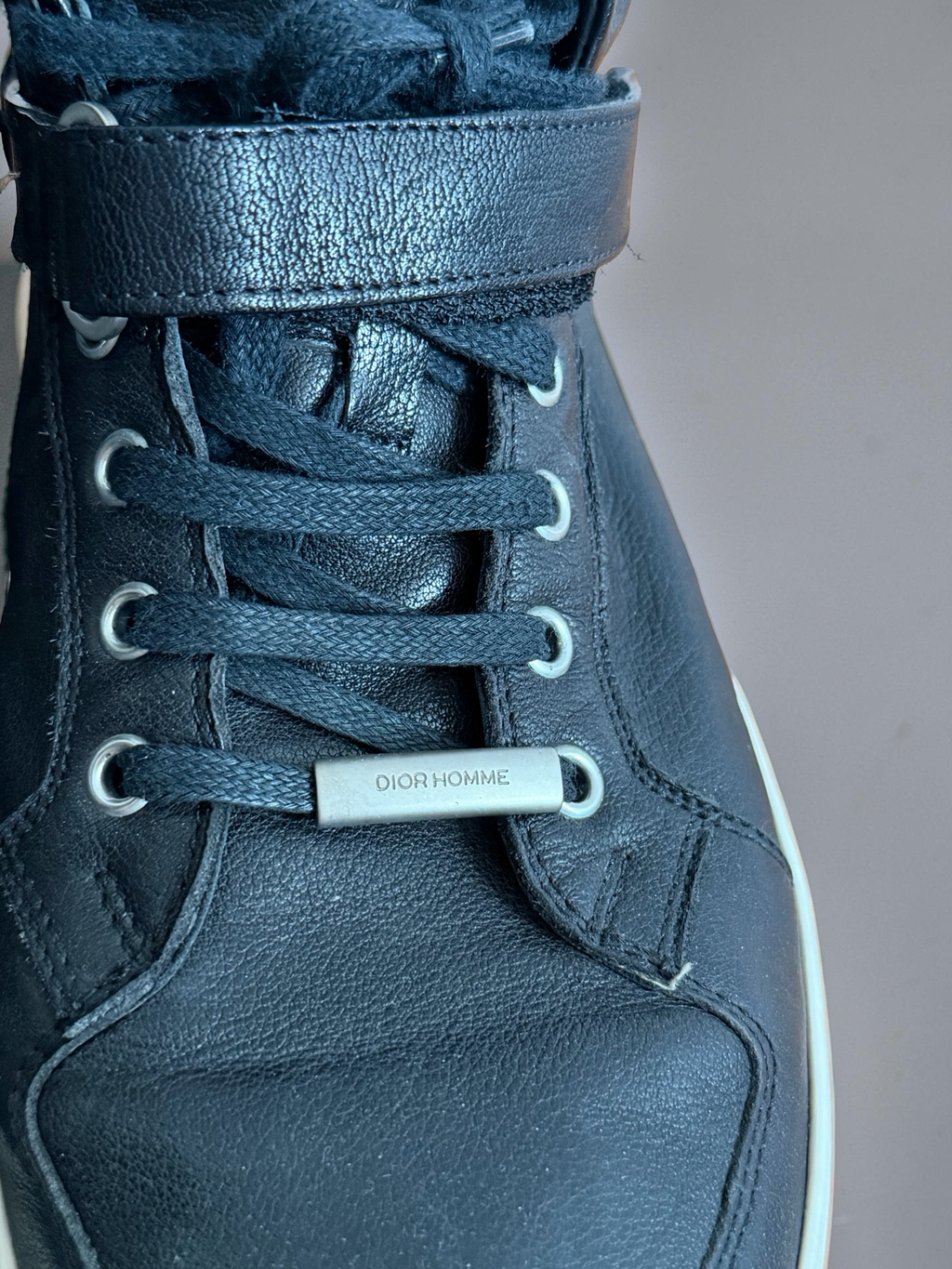 Dior AW10 Harness strap High-top shoes