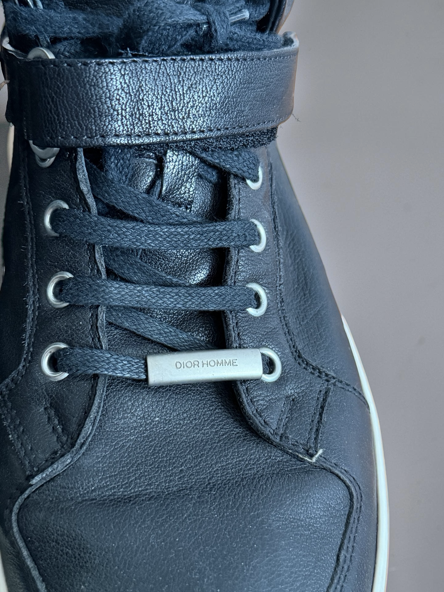 Dior AW10 Harness strap High-top shoes