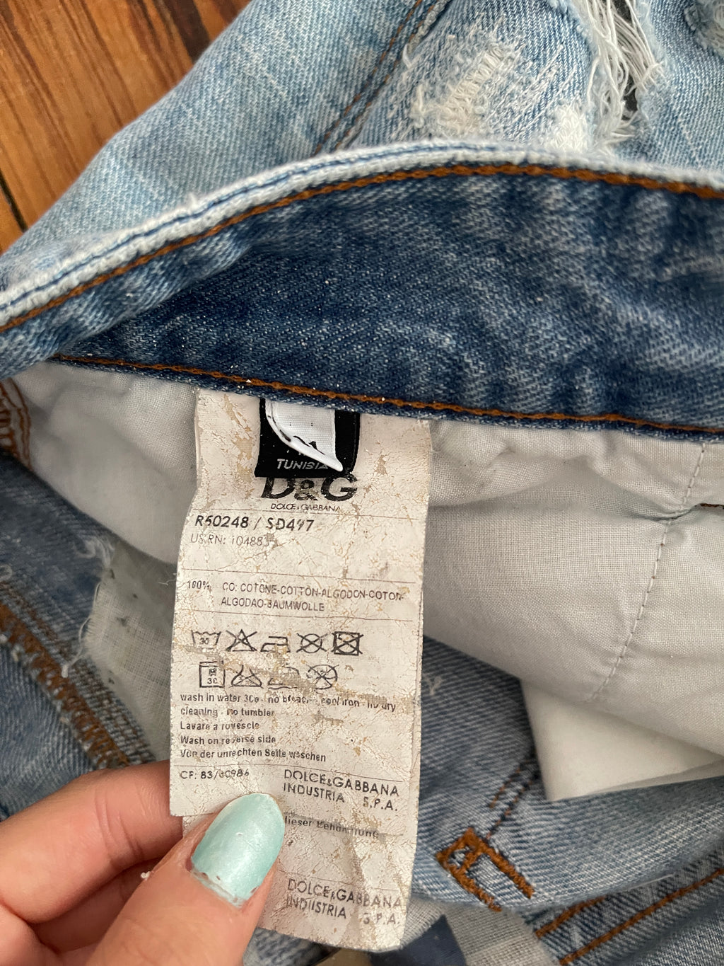 Dolge Gabbana distressed Jeans