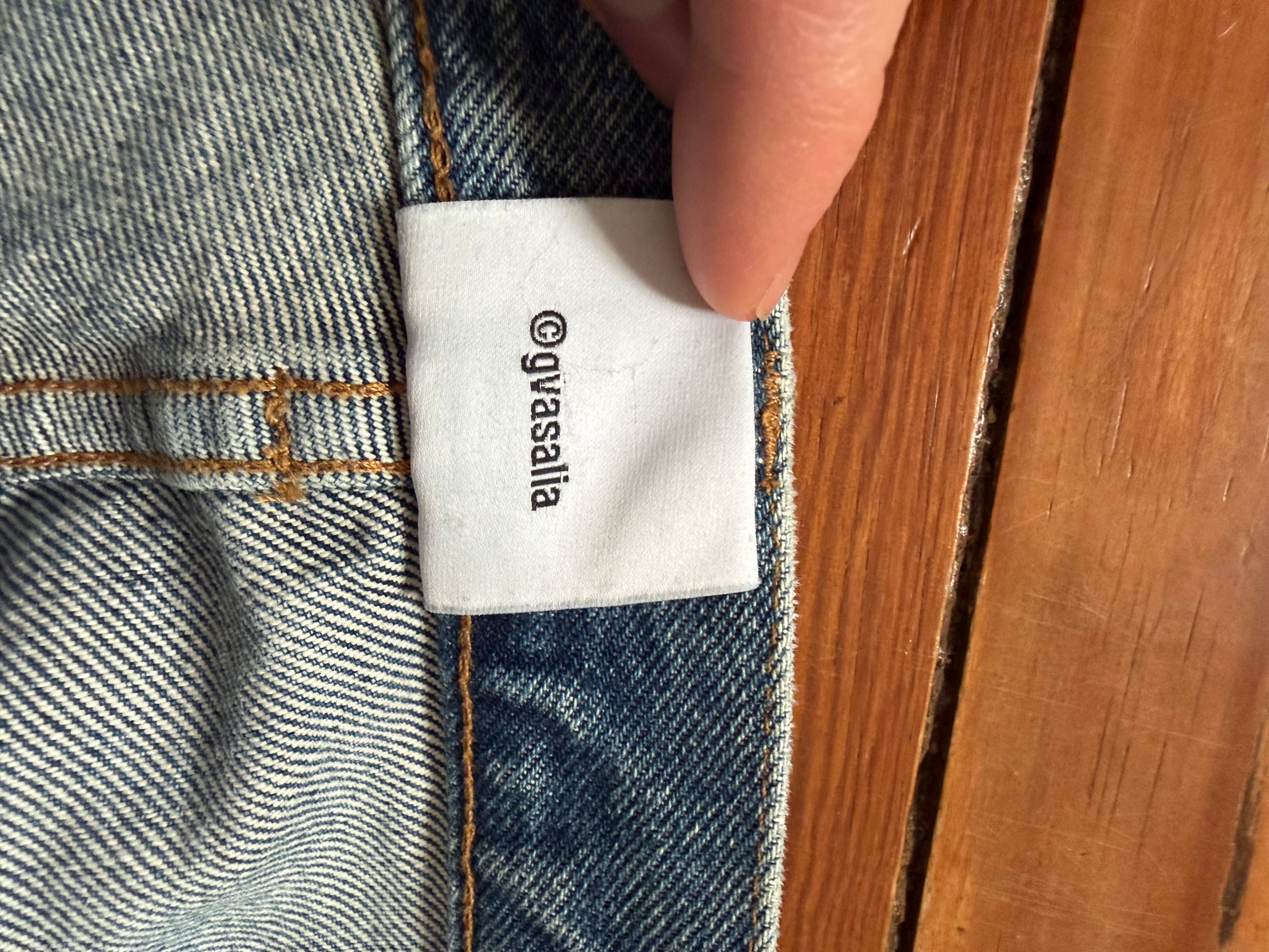 Vetements 3 Stripe Jeans straight baggy fit