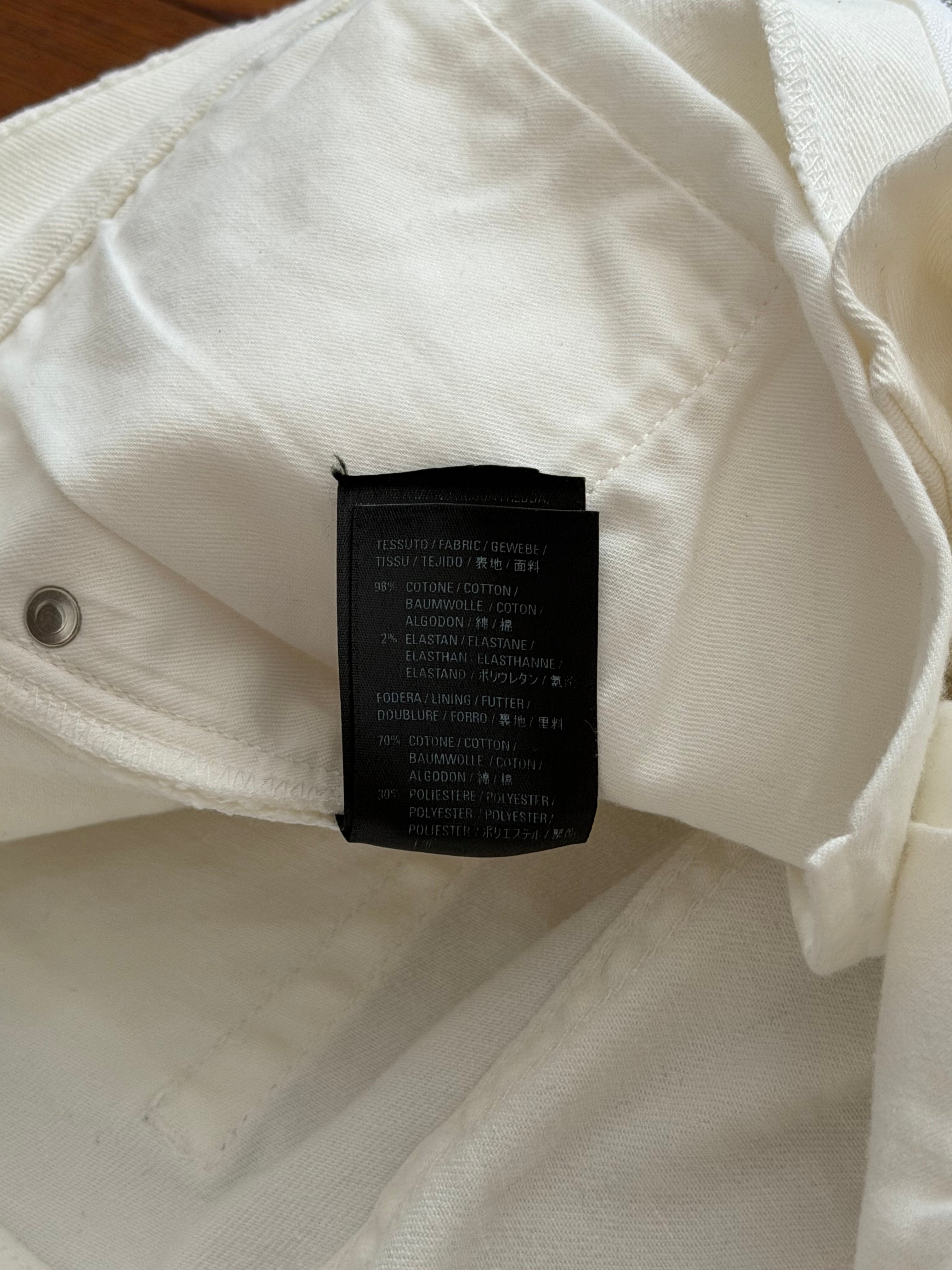 Balenciaga White Jeans