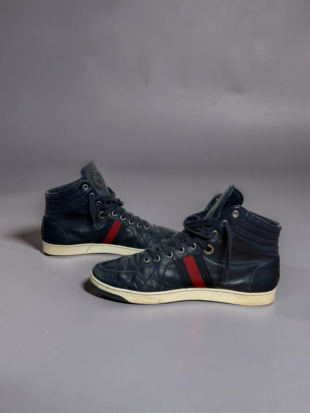 Gucci Blue Hightop shoes