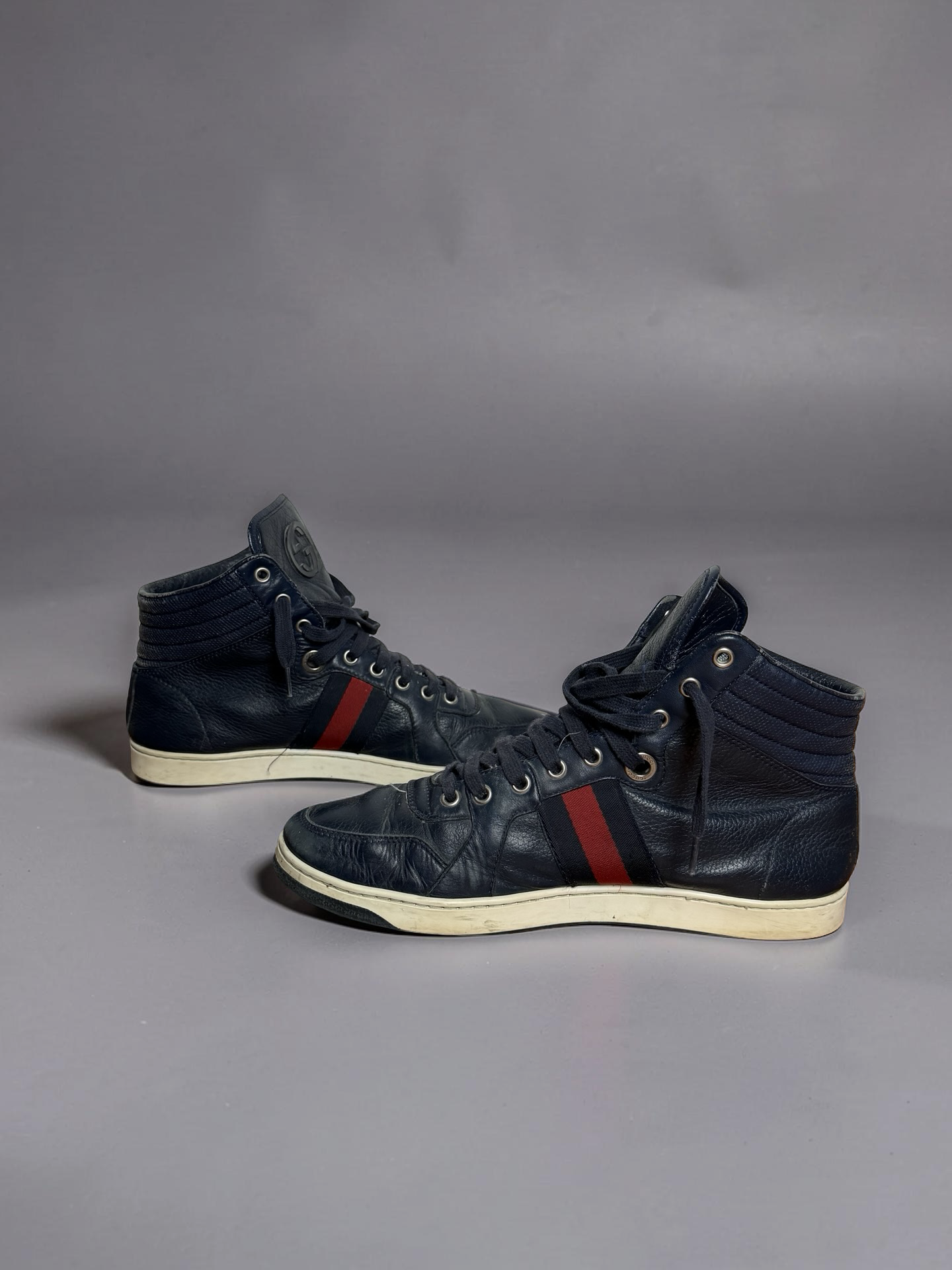 Gucci Blue Hightop shoes