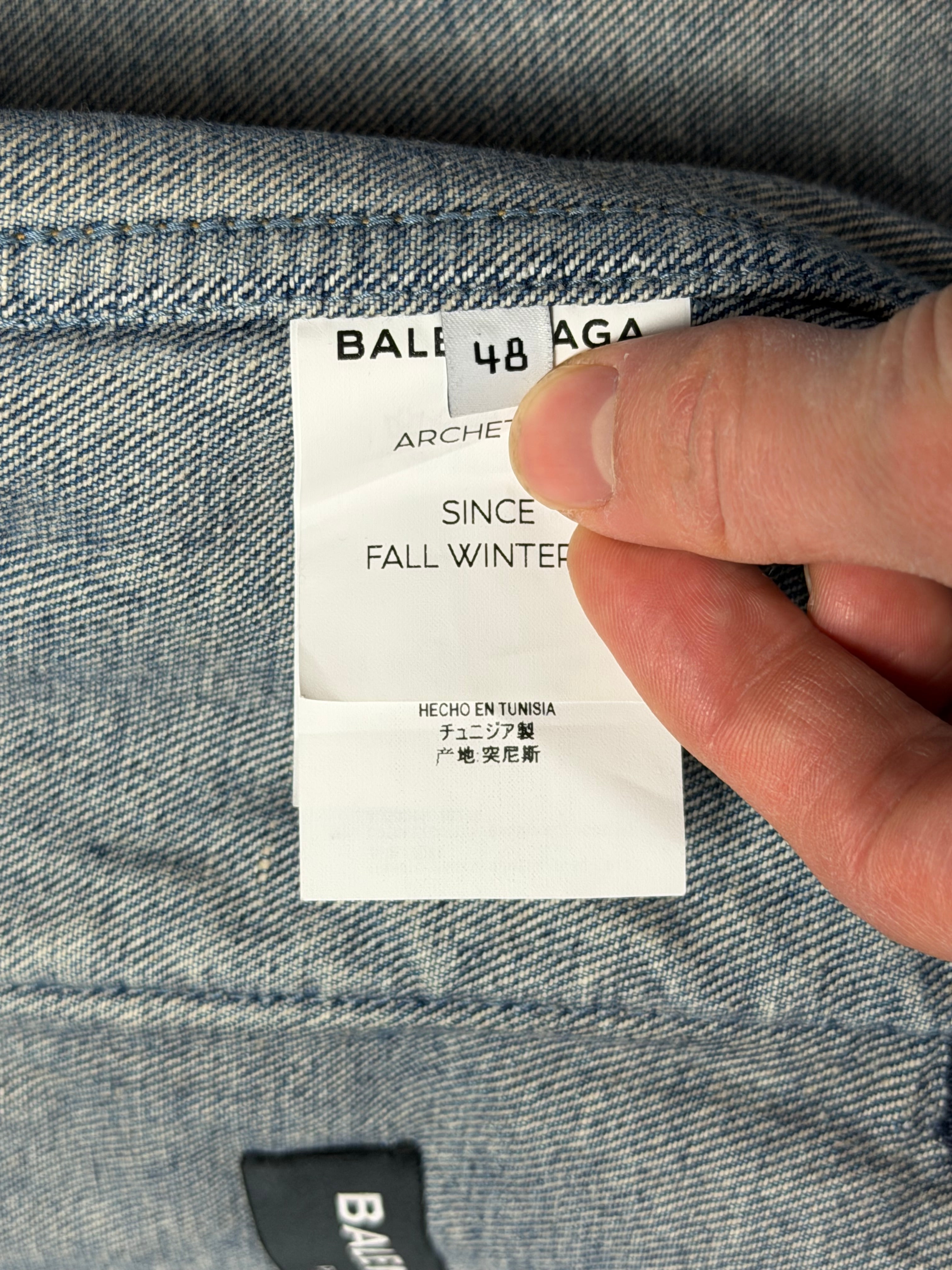 Balenciaga Political Campaing Jeans Jacket