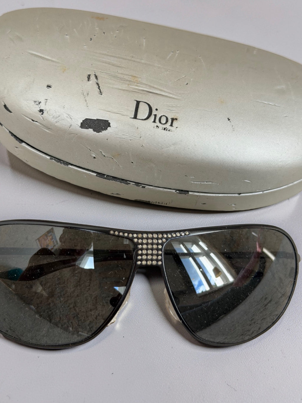 Crystal Dior Sunglasses Hedi Slimane
