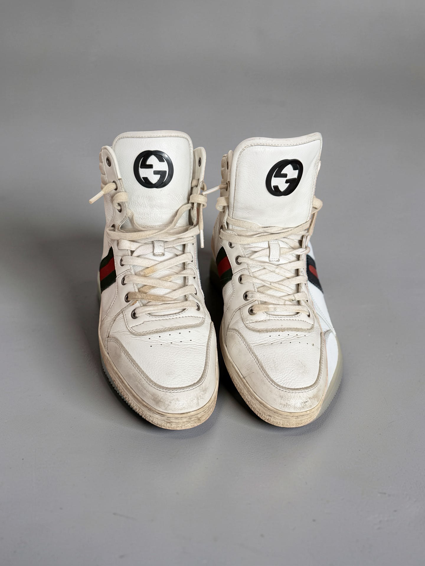 Gucci White Hightops