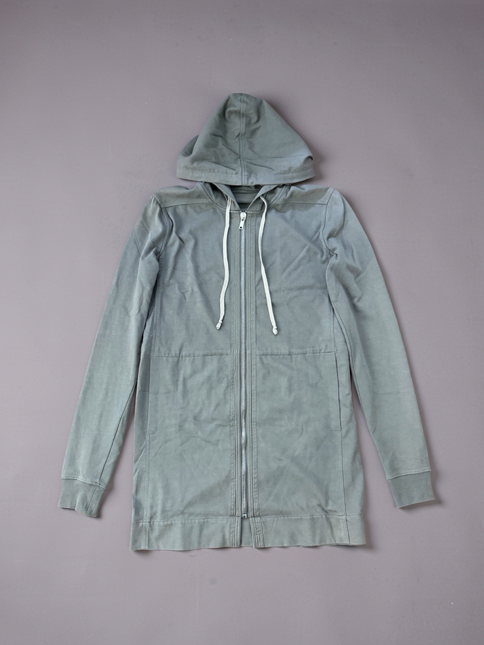 Rick Owens FW17 Glitter Zip Hoodie
