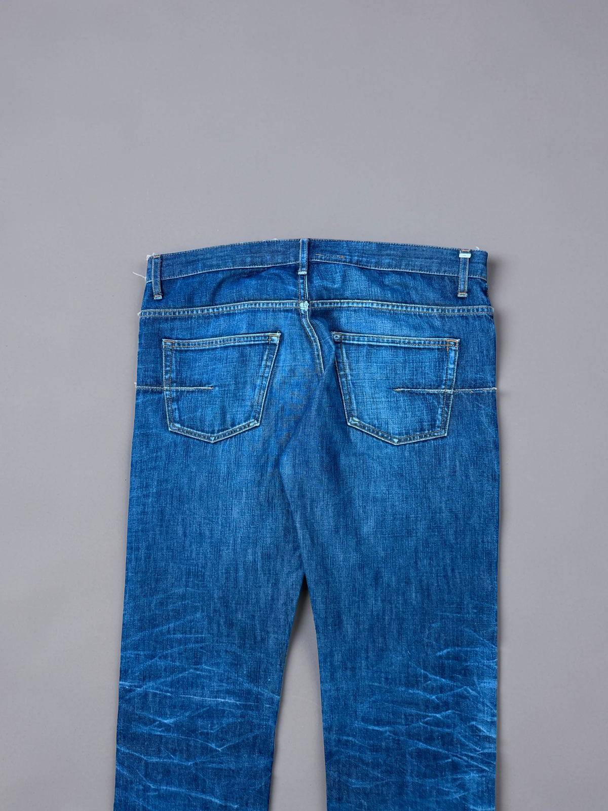 Dior Homme SS03 “ Follow me “ waxed clawmark jeans