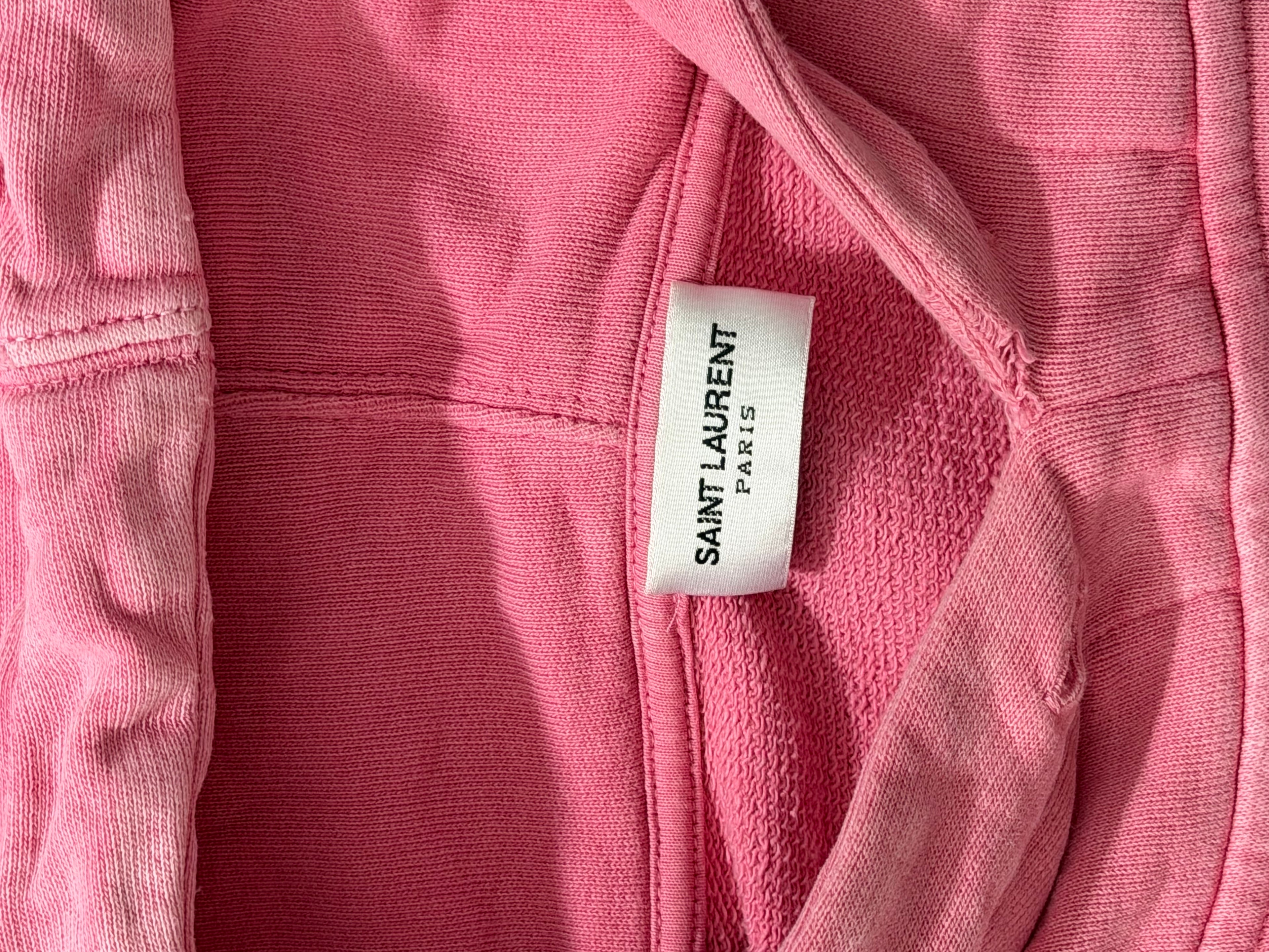 Saint Laurent 2017 Pink Hoodie
