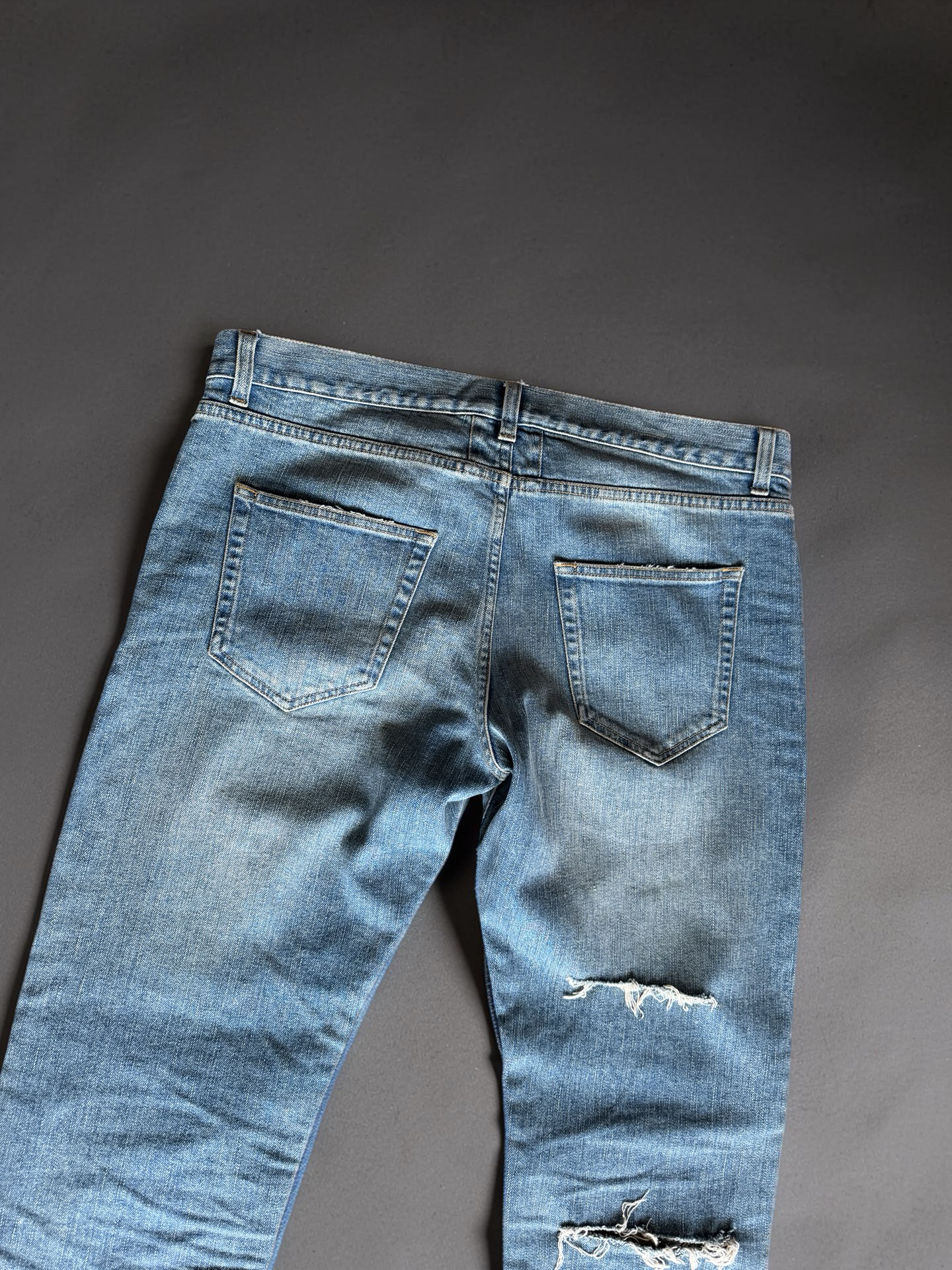 Saint Laurent crash jeans 2016