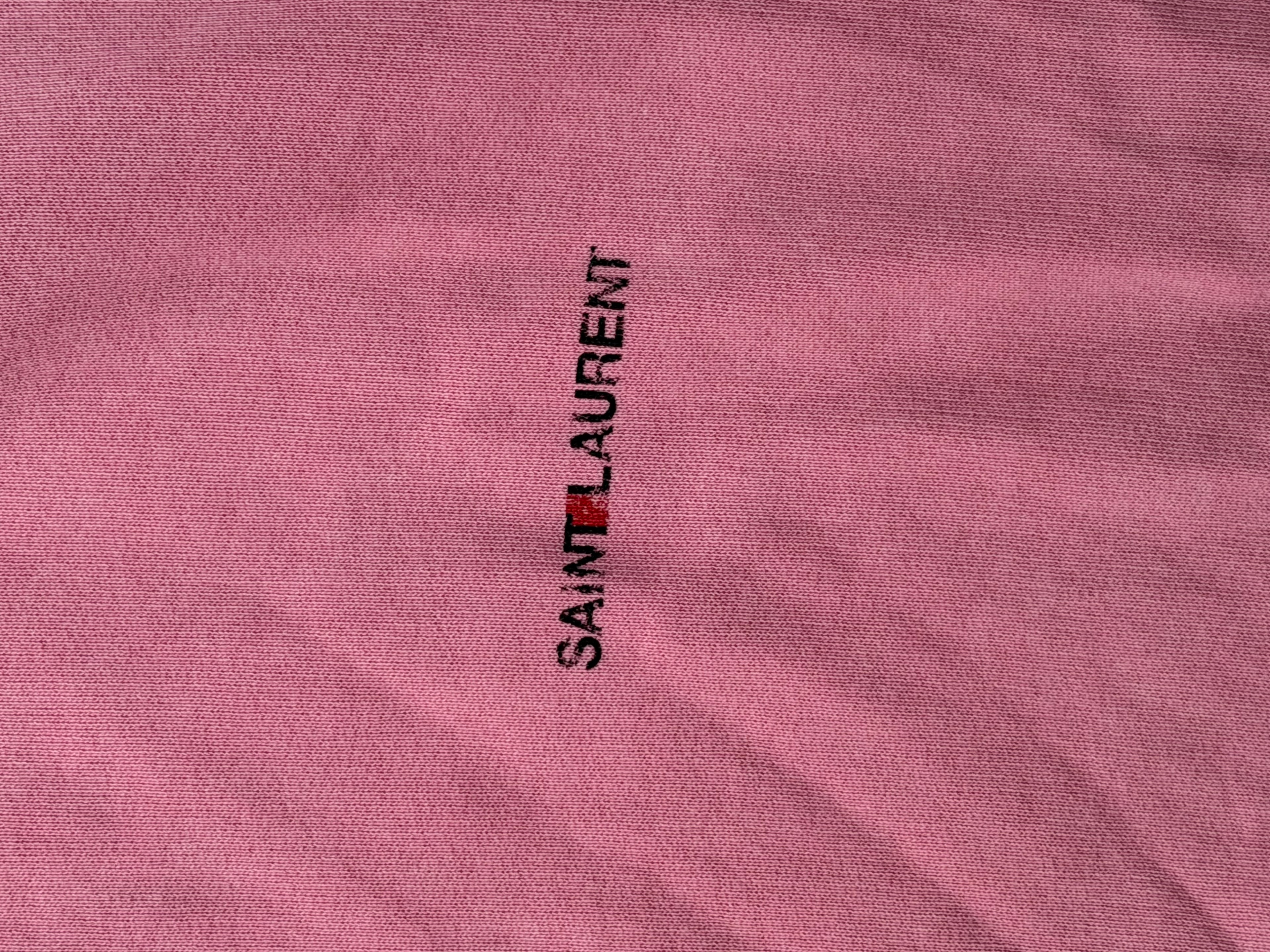 Saint Laurent 2017 Pink Hoodie