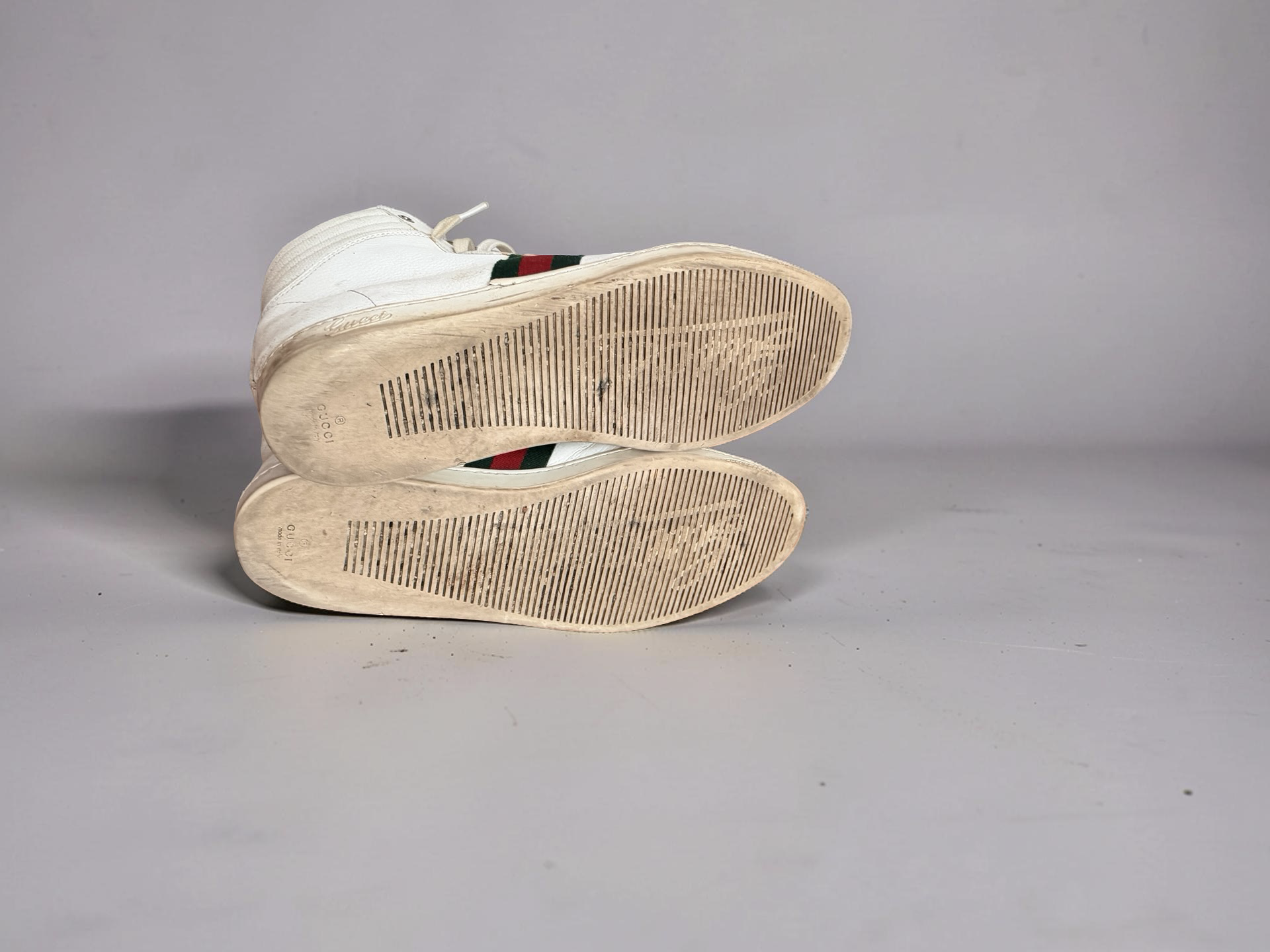 Gucci White Hightops