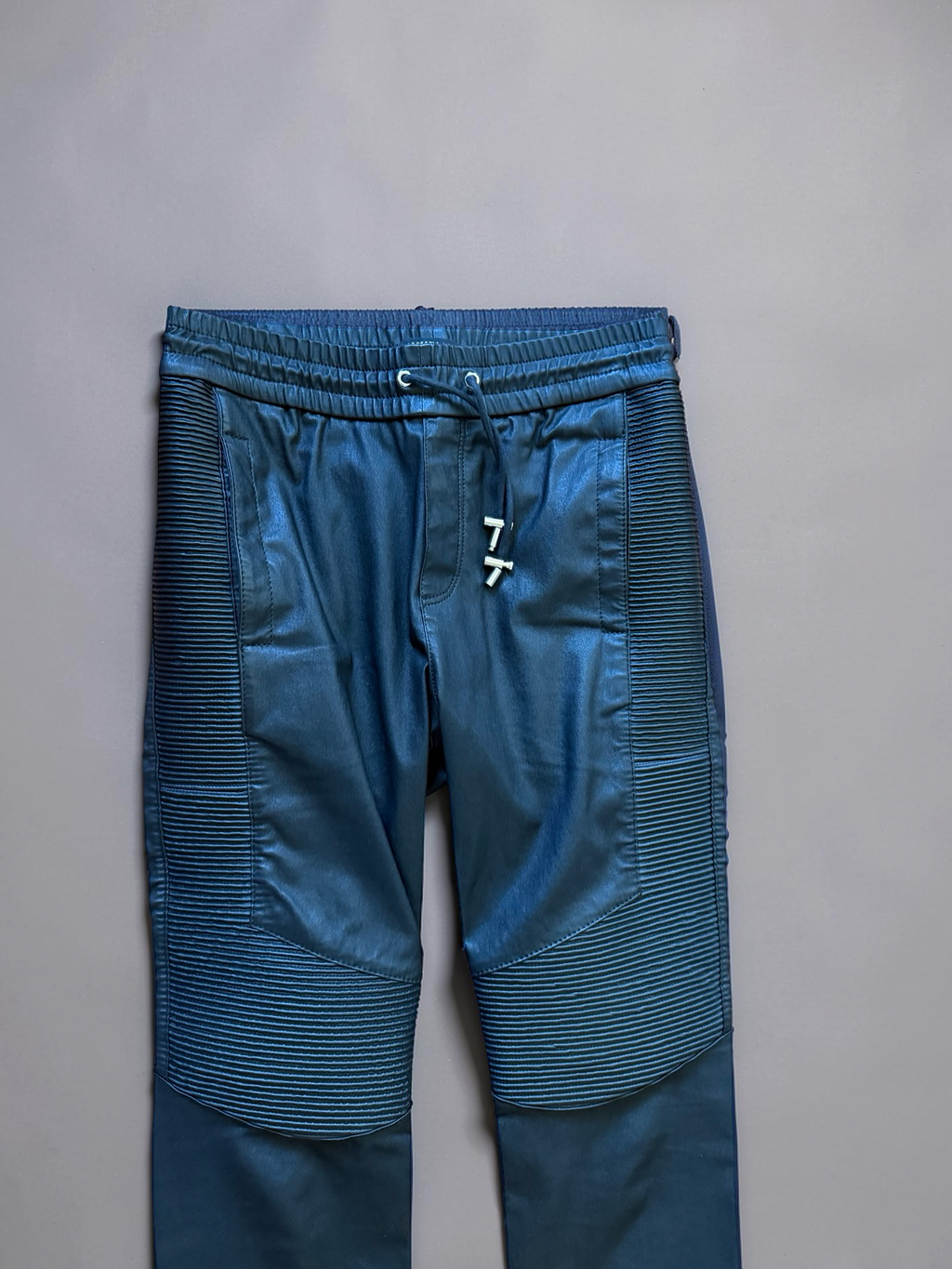 Balmain X HM Leather Biker Pants