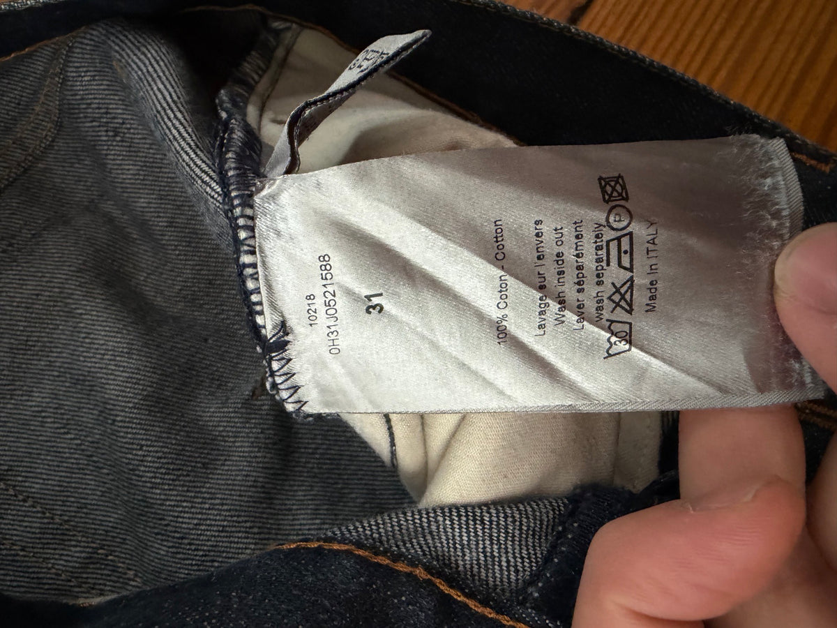 Dior Homme SS10 Coated / Waxed Jeans Kris Van Assche
