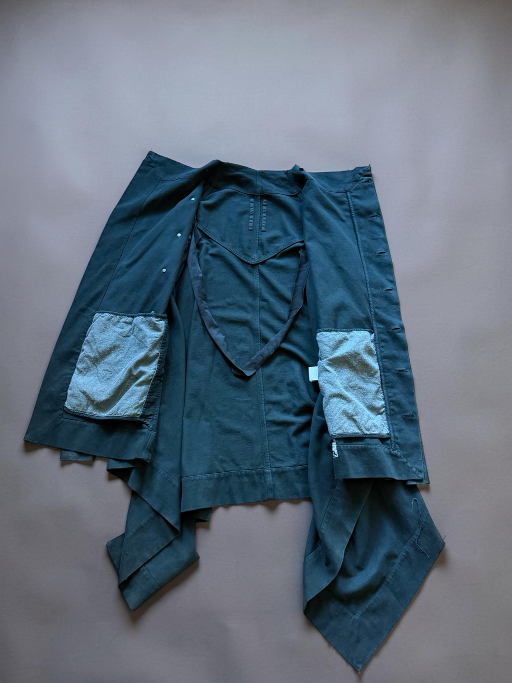 Rick Owens Asymetric coat