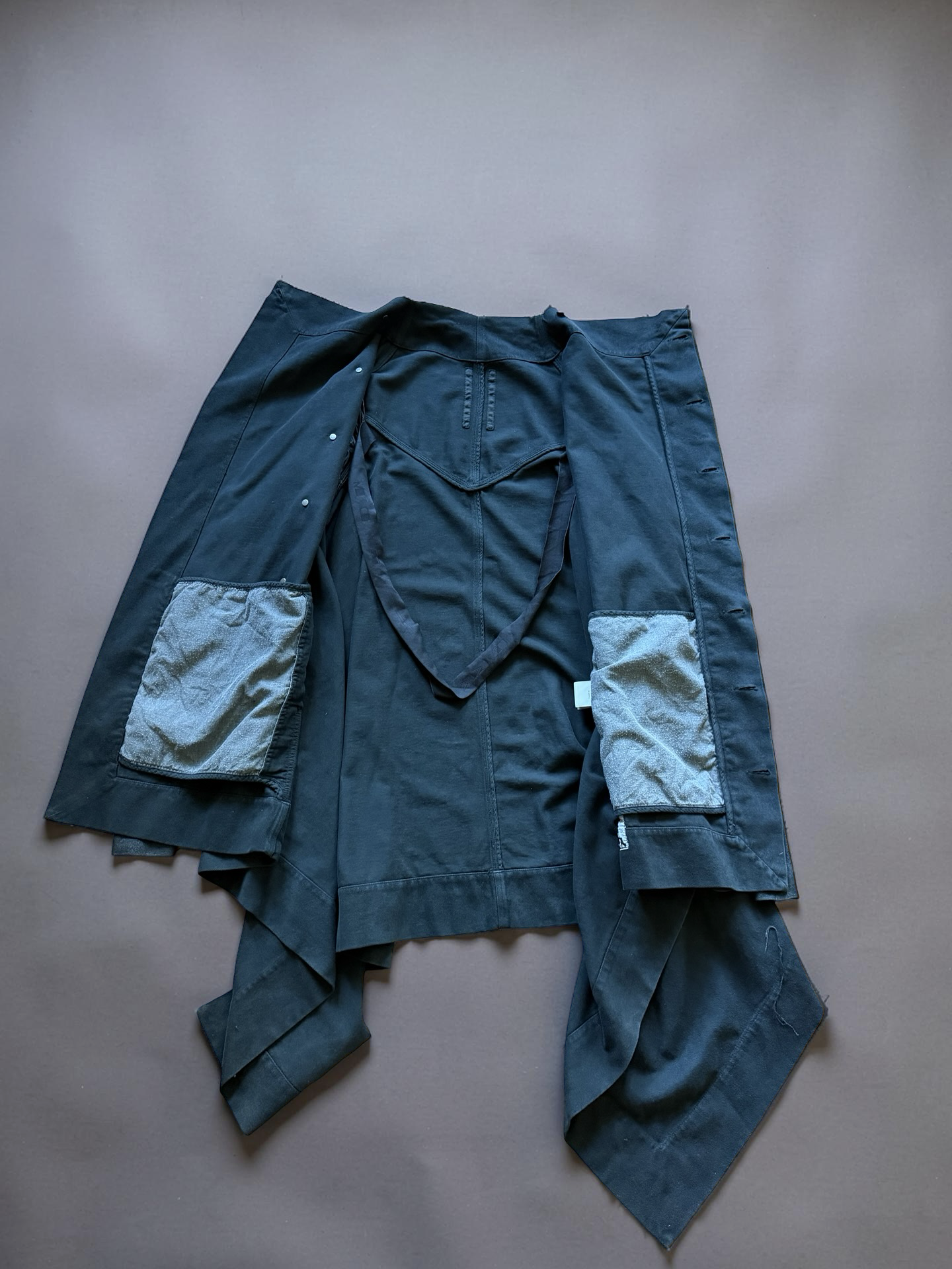 Rick Owens Asymetric coat