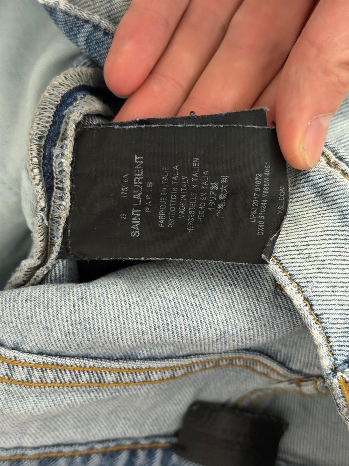 Saint Laurent 2017 Light Blue  Jeans